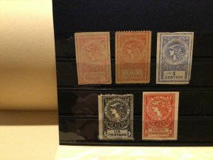 Argentina vintage Impuesstos internos 1891   Revenue stamps Ref 59038