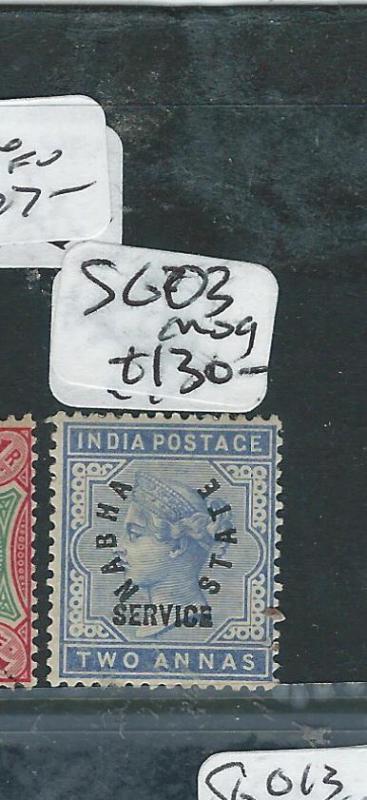 INDIA NABHA (PP0704B) SERVICE QV 2  SG O3  MOG  SCARCE