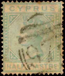 Cyprus Scott 11 Used with slight stain..