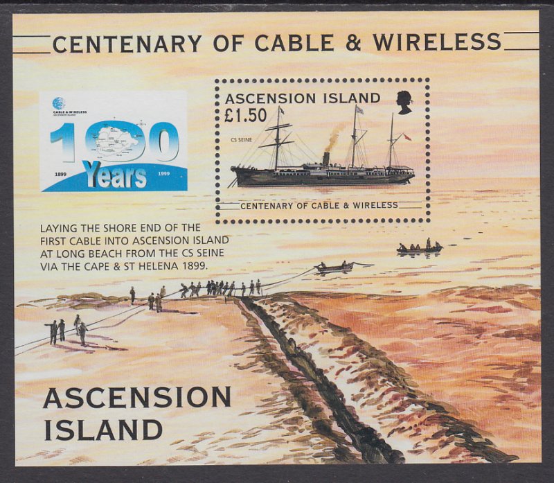 Ascension 749 Souvenir Sheet MNH VF