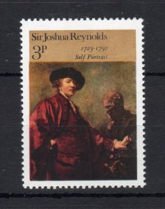 3p PAINTINGS UNMOUNTED MINT WITH GOLD + EMBOSSING OMITTED Cat £140