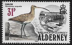 Guernsey, Alderney #17 MNH Stamp - Bird - Old Harbor