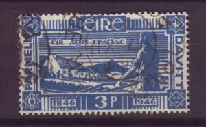 J16330 JLstamps 1946 ireland hv of set used #134 plowman
