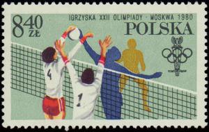 1980 Poland #2380-2383, Complete Set(4), Never Hinged