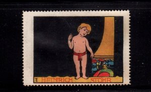 German Advertising Stamp - Heinrich Stöhr