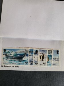 Stamps British Antarctic Territory Scott #192-7 never hinged