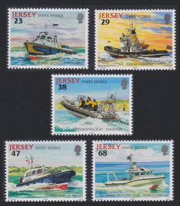 Jersey States Vessels 5v SG#1024-1028