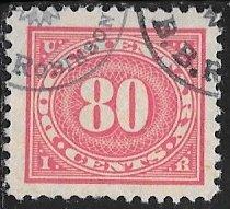 USA R239, 80c Numeral Revenue, used, VF