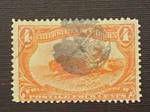 US Stamps-SC#287 - Mississippi - Used  - SCV $25.00