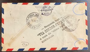 1935 Scotland to Brazil Zeppelin Cover 1st South America Flight  #171