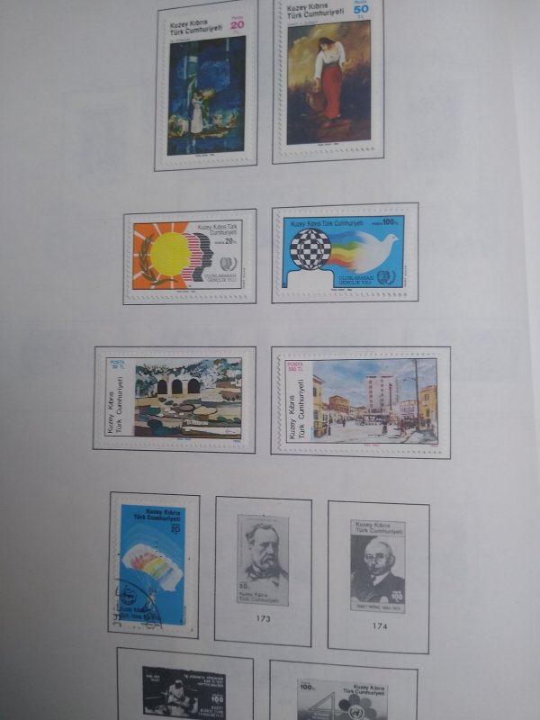 collection on pages Turkish Cyprus PS: CV $190