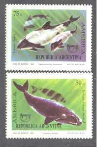 Argentina 1805-06 MNH Whales SCV2.90