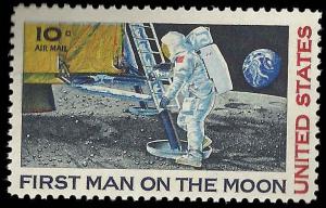 # C76 MINT NEVER HINGED MOON LANDING
