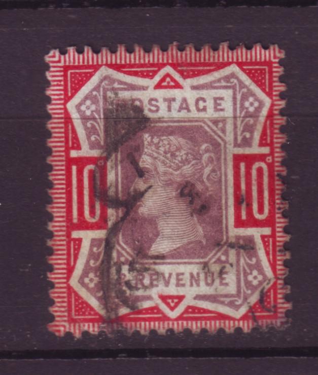 J19724 Jlstamps 1887-92 great britain used #121 queen