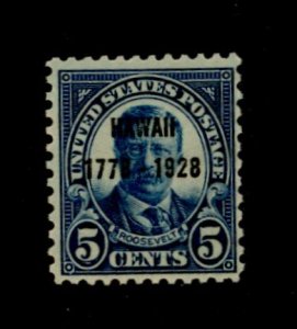 United States #648  Single