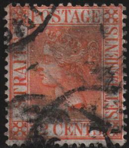 Straits Settlement # 56 Used  VF CDS   Cat $ 3