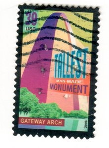 4044 Wonders of America used off paper single