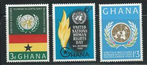 Ghana 89-91 1960 Human Rights set MNH