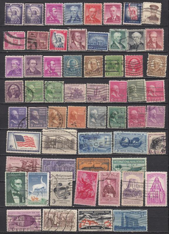 USA - 315+ stamp lot collection #5  (1371)