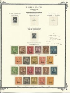 United States Collection 1929, #658-679, Kansas & Nebraska Overprints