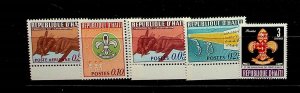 HAITI Sc 491-5 NH ISSUE OF 1962 - SCOUTS