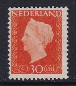 Netherlands  #295  MNH  1947  Wilhelmina   30c