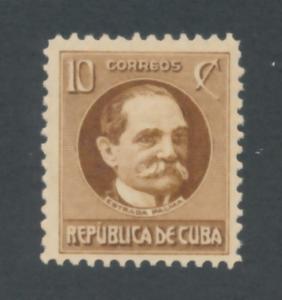 Cuba 1917 Scott  270 MH - 10c, Tomas Estrada Palma