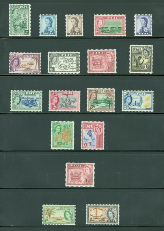 FIJI : Beautiful collection all Mint OG & in Very Fine Condition. SG Cat £402.00