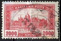 Hungary; 1924: Sc. # 377: O/Used Single Stamp