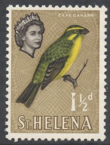 Saint Helena Scott 160 - SG177, 1961 Elizabeth II 1.1/2d MH*