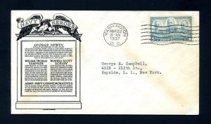 # 793 on First Day Cover with Anderson cachet dated 3-23-1937