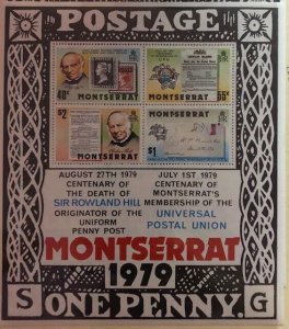 Souvenir Sheet Scott Montserrat #409a NH