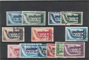 EUROPA -- 1956  complete set USED #2