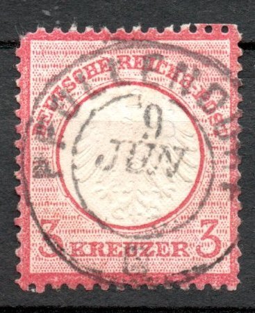 [AC] Germany 1872 #9 Mi 9 *USED* - Small Eagle