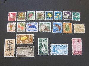 New Zealand 1960 Sc 333-52 set MNH(349 MH)