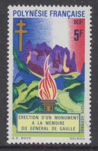 French Polynesia, Scott C69, MNH