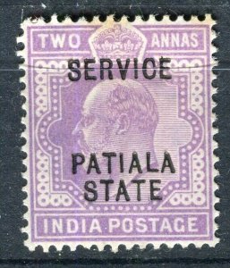 INDIA; PATIALA early 1900s ED VII issue Mint hinged Shade of 2a. value