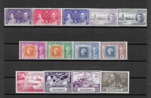 MAURITIUS 1937/49 Commemorative Sets MNH