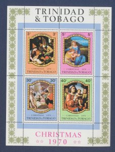 TRINIDAD & TOBAGO - Scott 194b  - MNH S/S - Christmas - 1970