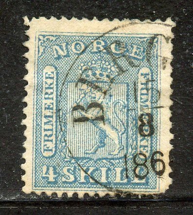 Norway # 8, Used.