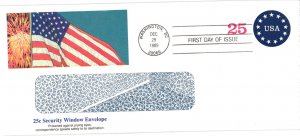 #U615 Circle of Stars Stamped Envelope – Fleetwood Cachet