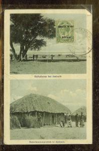 SOUTH WEST AFRICA  (P0210B) KGV 1/2D ON PPC TO JAPAN.   INCREDIBLE !!!!