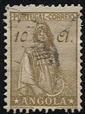 ANGOLA  Porgugese Colonies Sc 261 Used, VF  10a Ceres