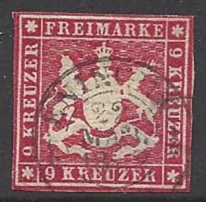 Wurttemberg - Super Color SC# 17 VF $80