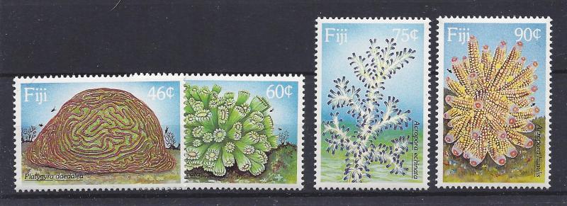 Fiji, 607-10, Coral Singles,**MNH**