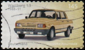 Germany 3030 - Used - 145c Wartburg 1.3, 1988-91 (2018) (cv $2.15)