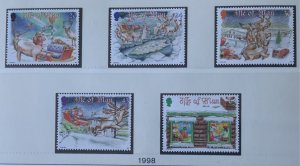 ISLE OF MAN 1998 CHRISTMAS  SG819/823  MNH ..SEE SCAN