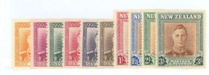 New Zealand #258-68 Unused Single (Complete Set)