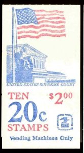 1981 Sc BK140 MINT BOOKLET Flag over Supreme Court 1896b plate number 1