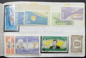 EDW1949SELL : PANAMA Interesting Mint & Used collection on Old Time approval pgs